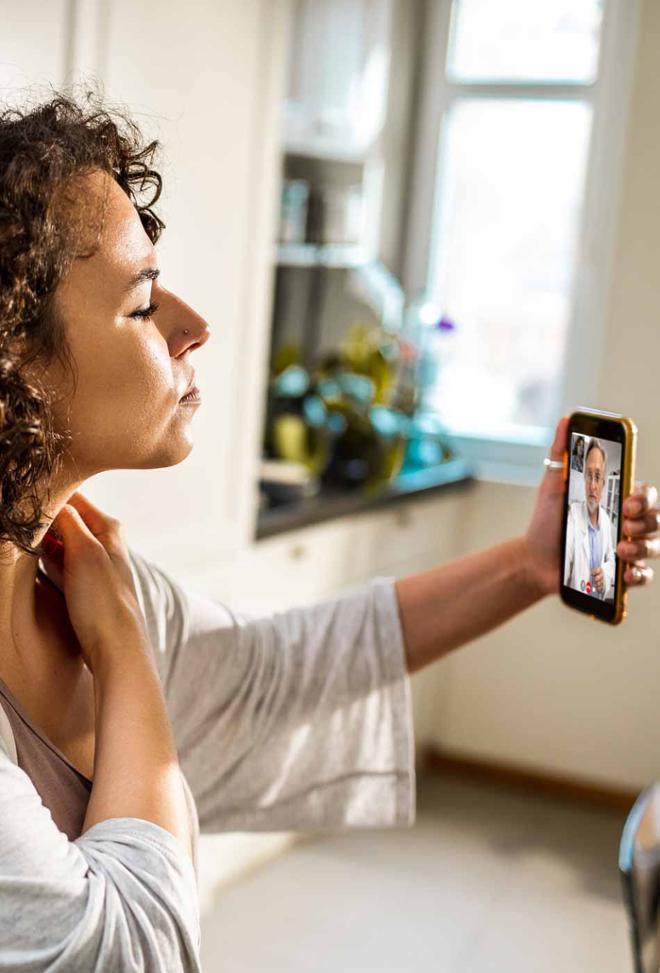 Videoconsulta com especialistas